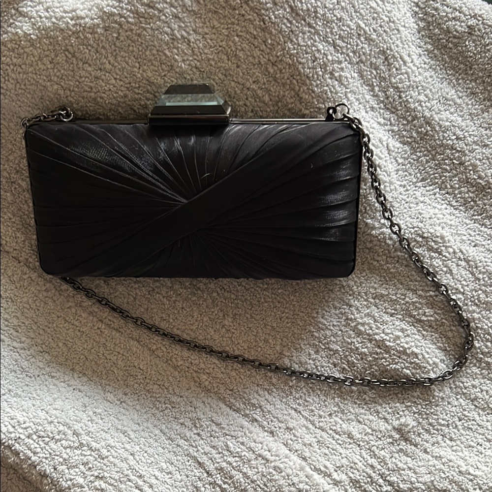 VINTAGE - Black Sondra Roberts Clutch - Picture 2 of 11